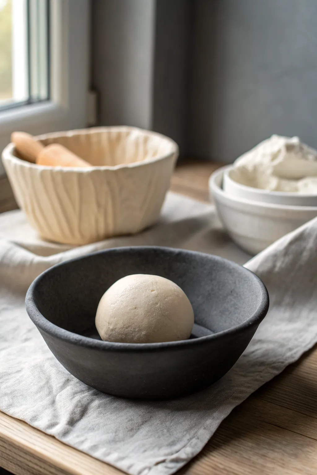 Forever paper mache clay: smooth dough beside pulp, ready for your next craft project