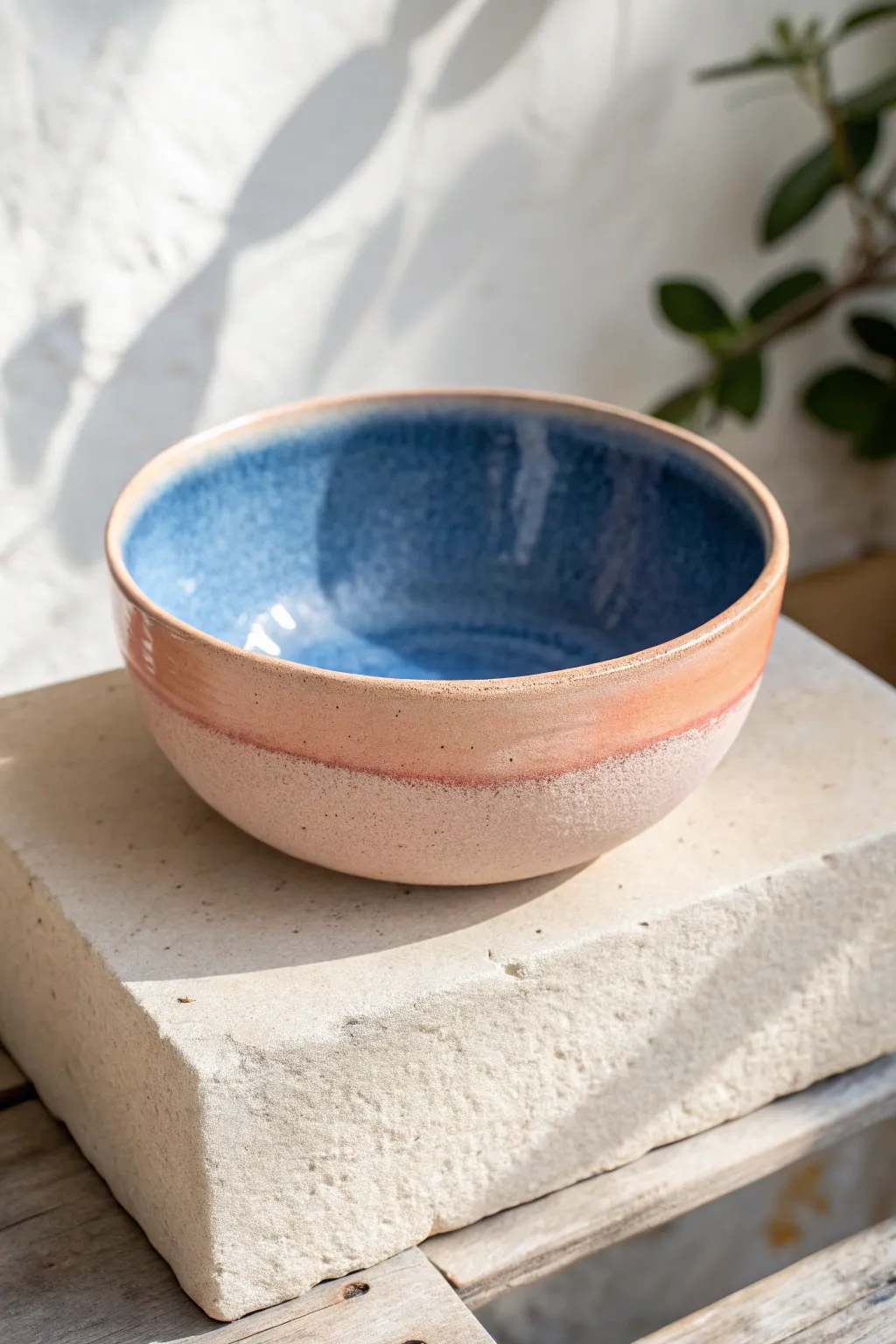 Soft ombre gradient bowl design: minimal styling that lets the color fade steal the show