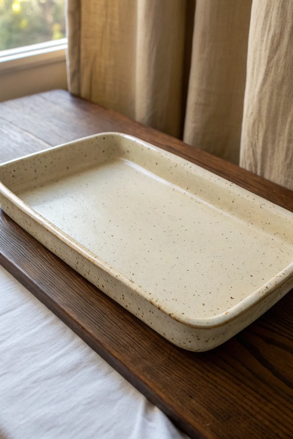 Minimal clay rolling tray with a built-in lighter sleeve, clean lines and cozy Nordic-boho vibe.