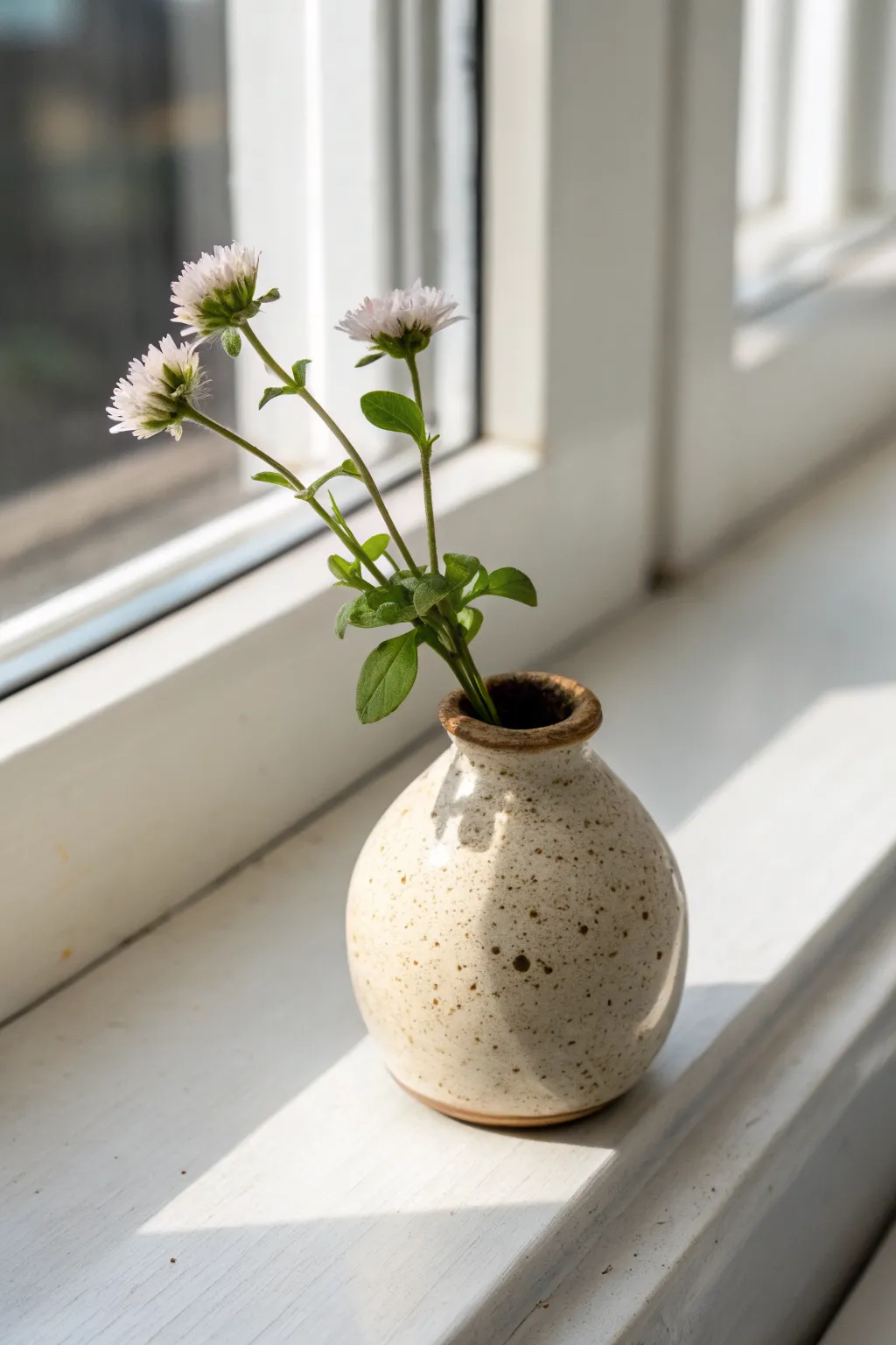 A tiny magnet bud vase that turns everyday metal surfaces into a soft, minimalist flower moment