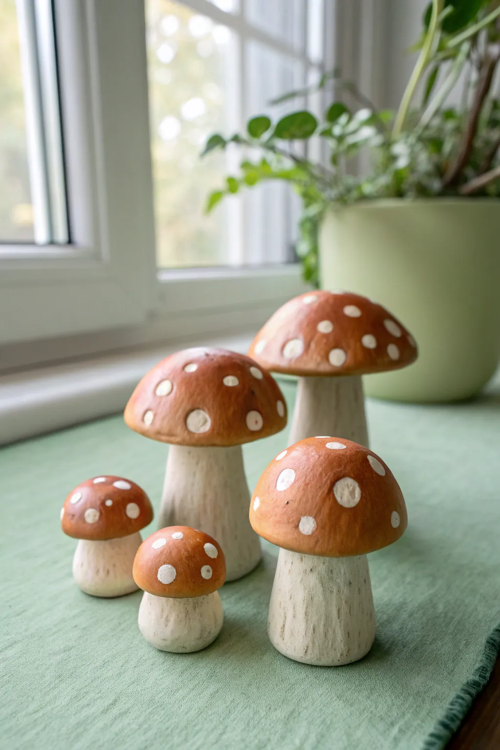 Mushroom Garden Minis: simple clay toadstools kids can sculpt into a tiny magical scene.