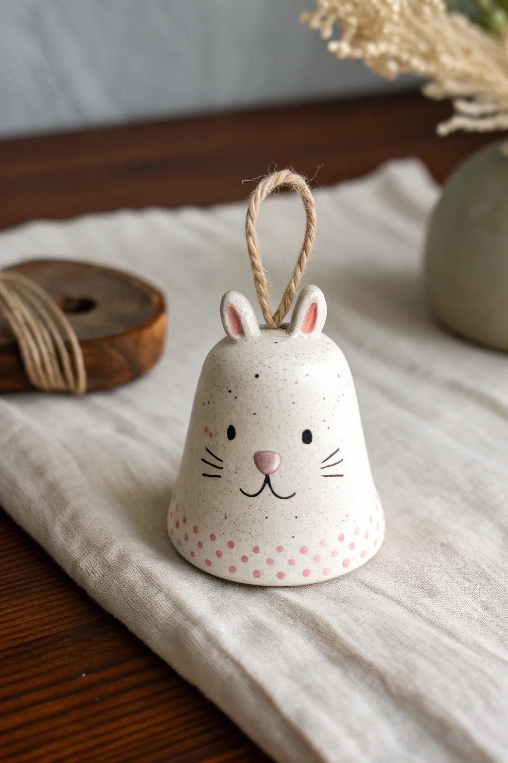 Make a tiny character bell or whistle, simple shapes, big charm for your next clay challenge.