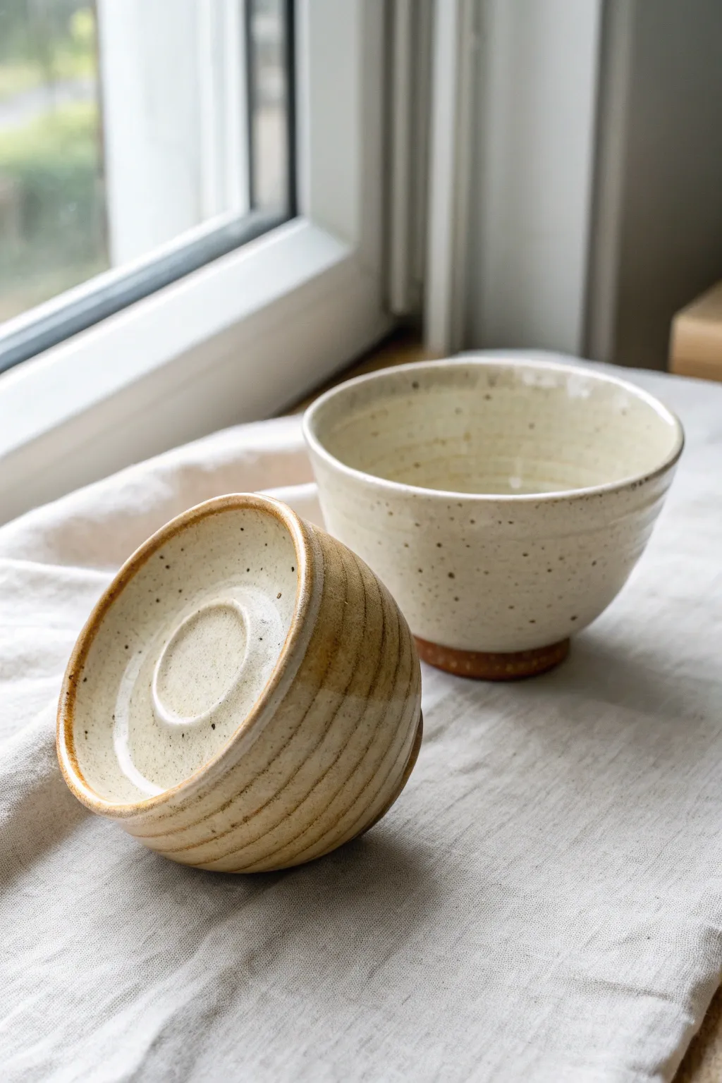 Two simple foot profiles in one view: bamboo node texture vs crescent moon curve