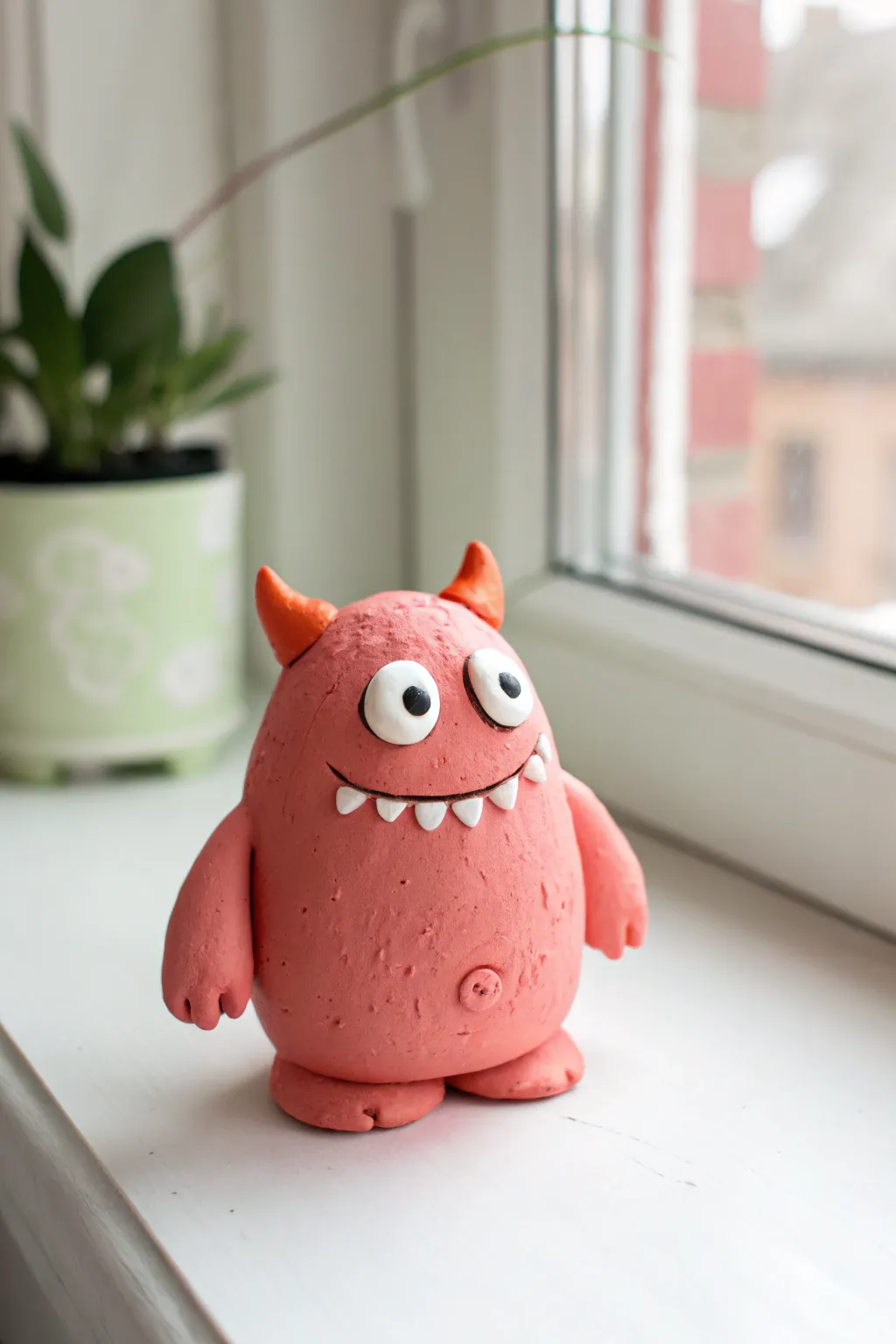 Sculpt a silly big-eyed clay monster that feels bright, blobby, and totally kid-friendly to make.