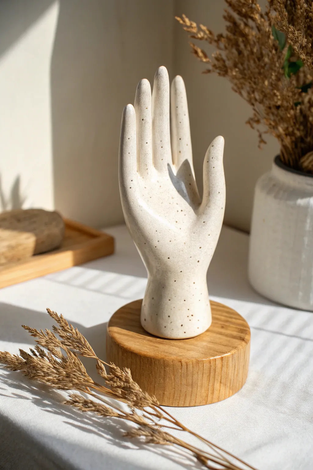 A tiny clay gesture frozen in time, simple, soothing, and beautifully handmade