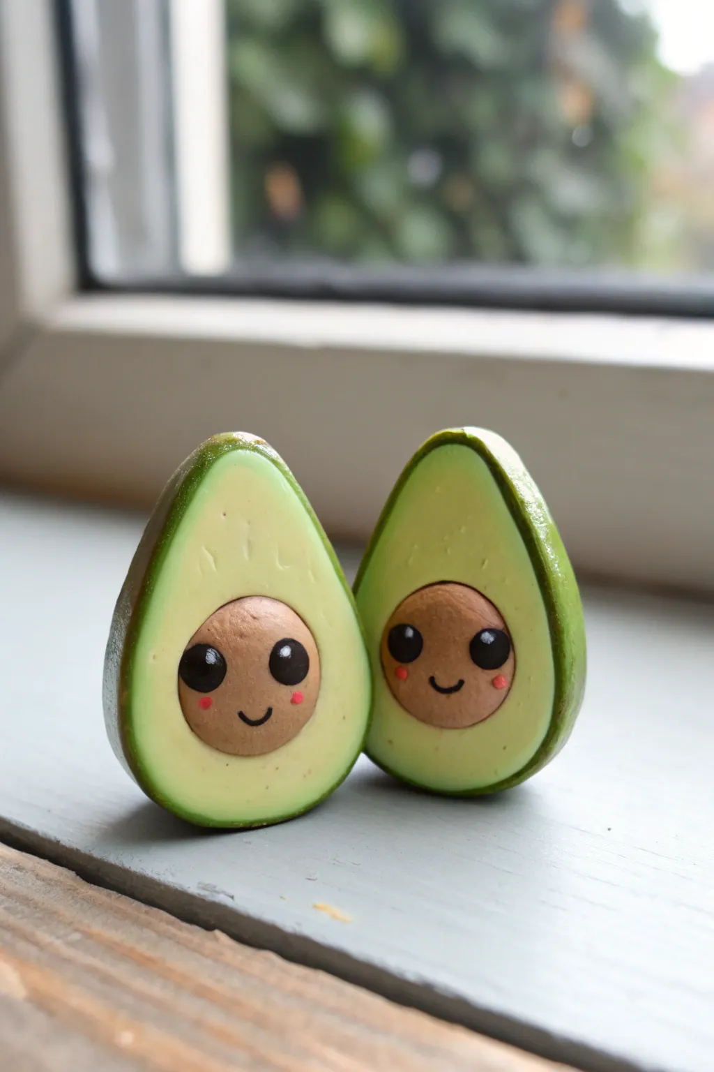 Tiny avocado friends in clay: an easy kawaii project with Scandinavian minimal charm