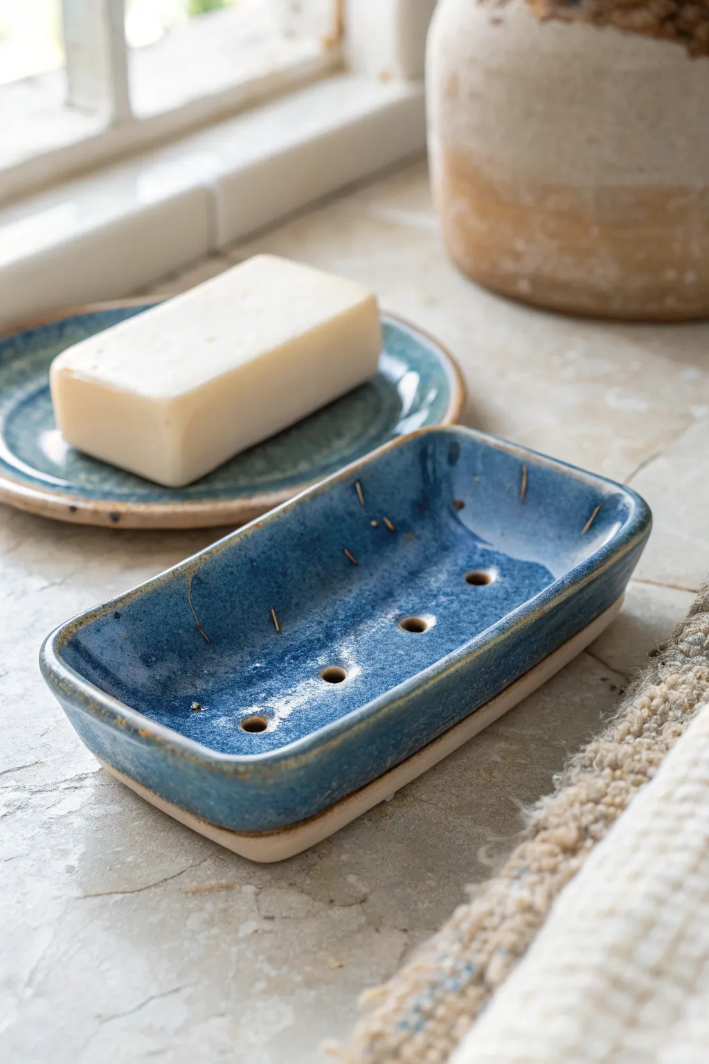 Make this simple slab soap dish: minimal, handmade, and perfectly pretty on your sink.