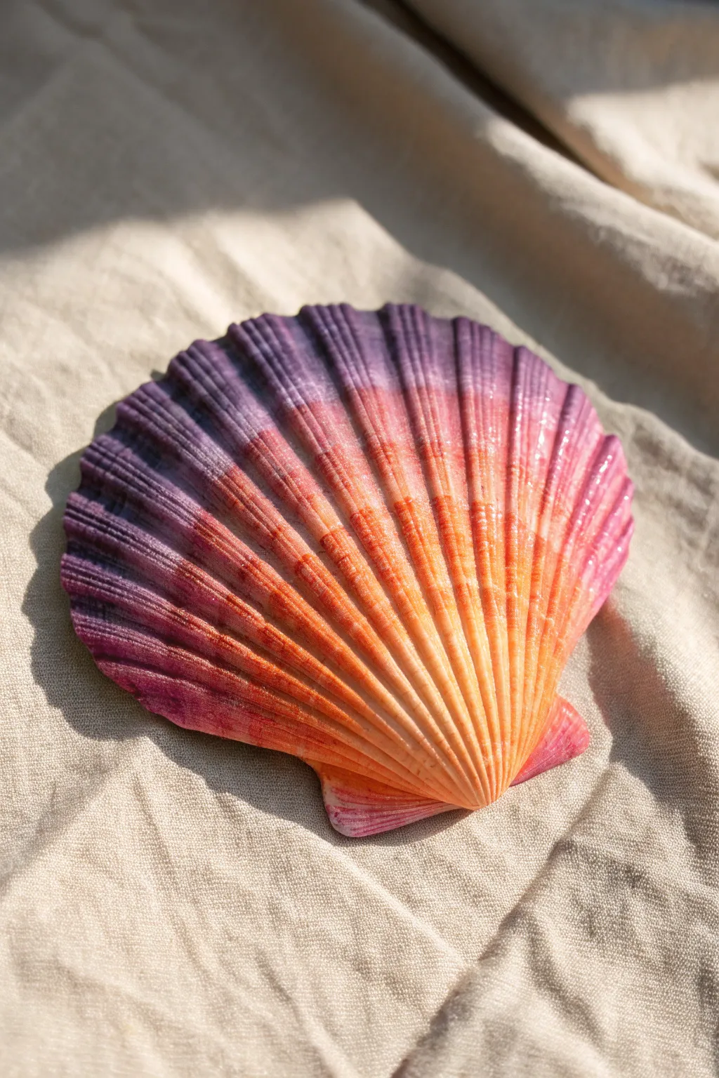 Capture the magic of dusk with this dreamy and easy ombré sunset shell painting technique perfect for beginners.