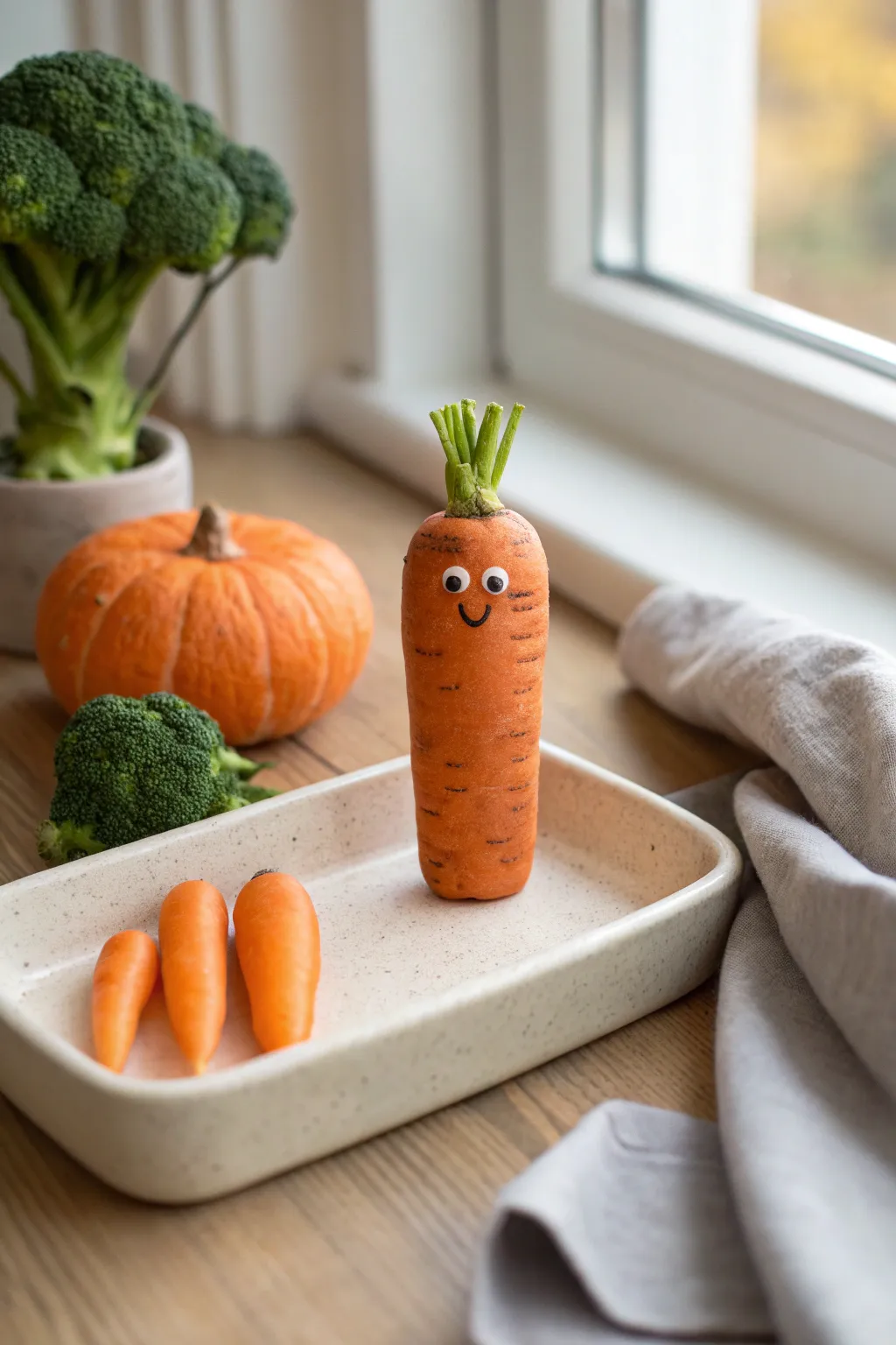 Thumb-sized clay veggie pals with sweet faces, a tiny joyful squad for your mini crafts.