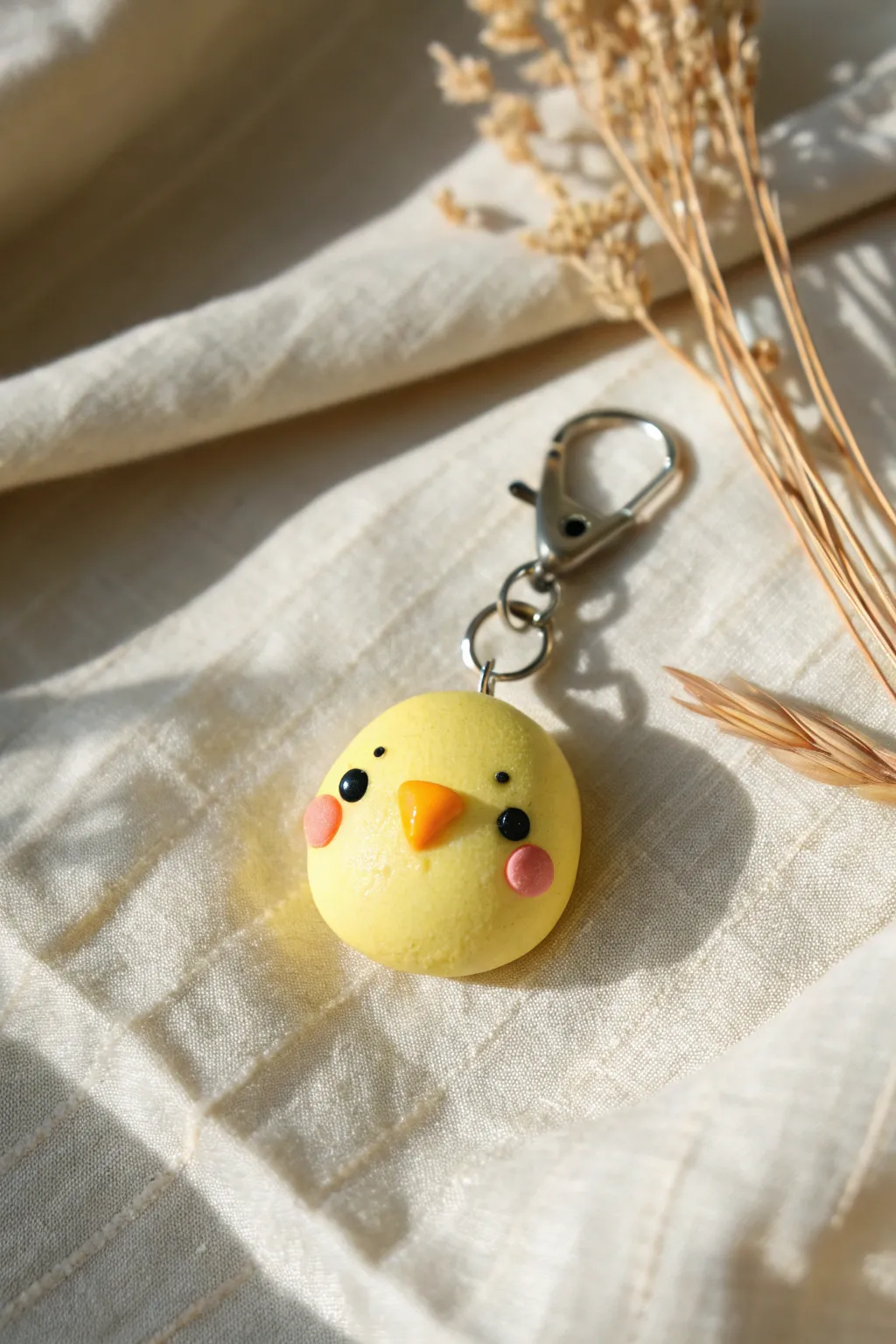 Make this round chick charm in minutes: simple shapes, sweet details, beginner friendly.