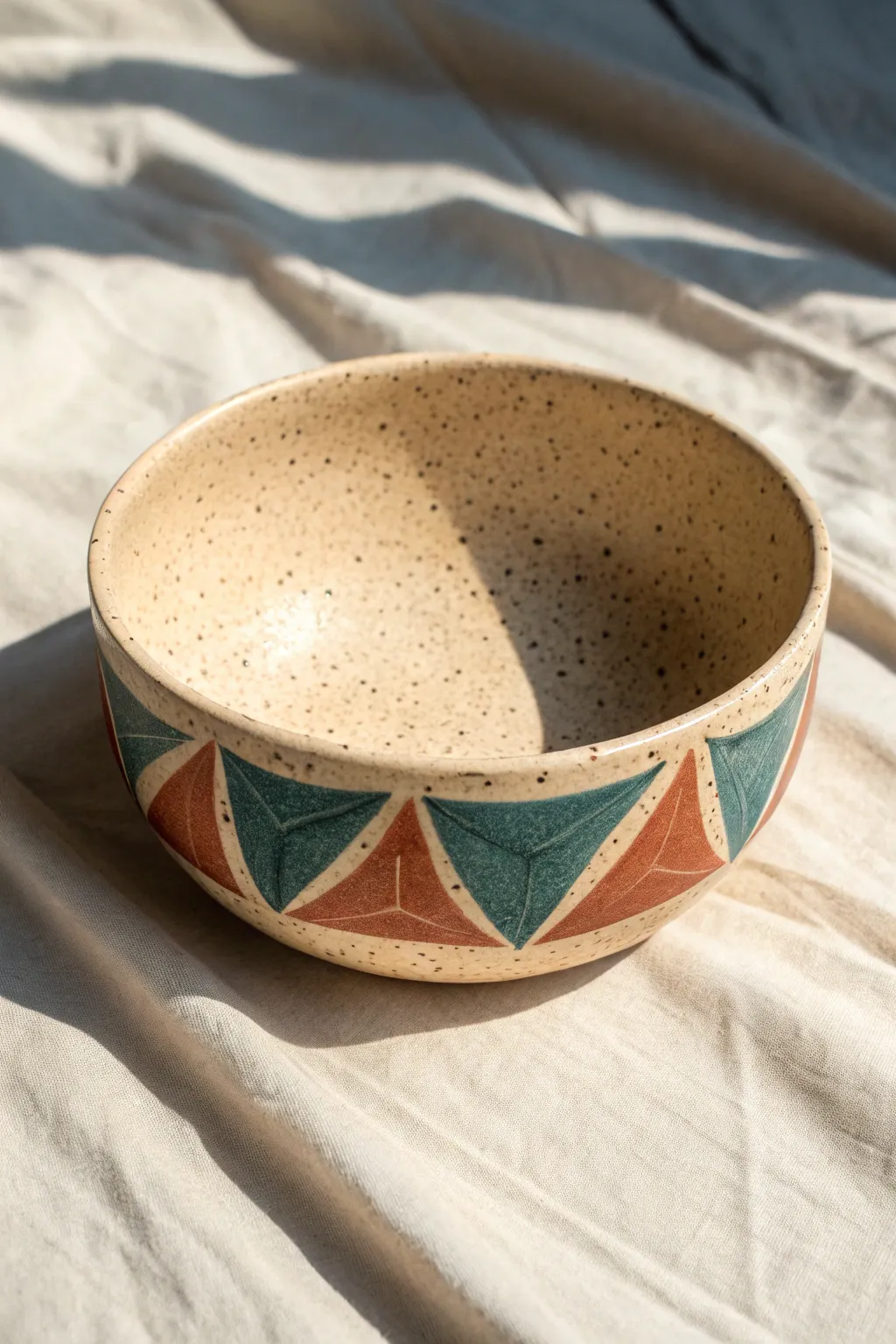 Minimal outside, vibrant inside: a surprise-glaze bowl that elevates your everyday table.