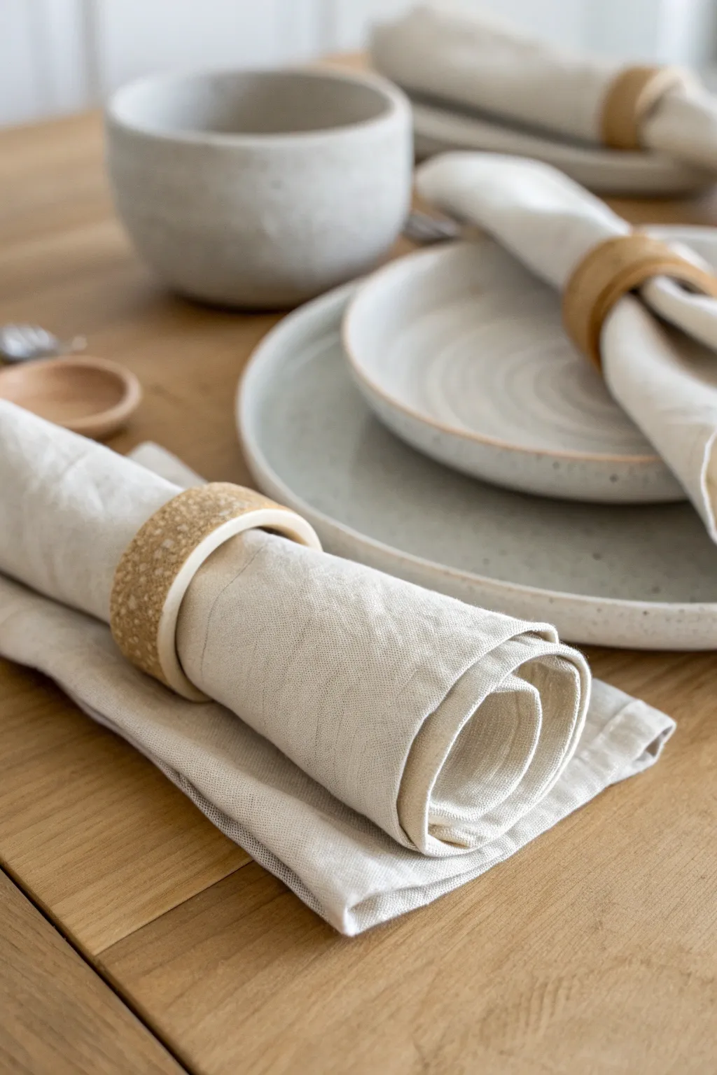 Simple air dry clay napkin rings add handmade warmth to weeknight tables in minutes.