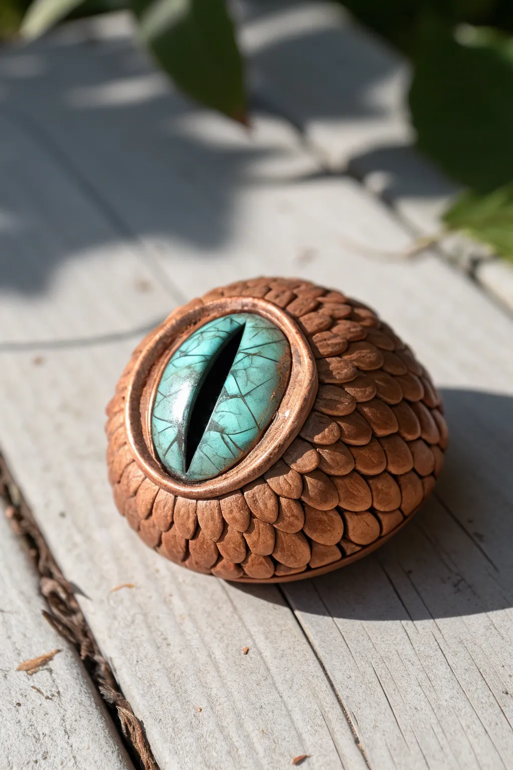 Double-layer dragon eyelids: smooth inner lid and textured outer ridge for bold depth