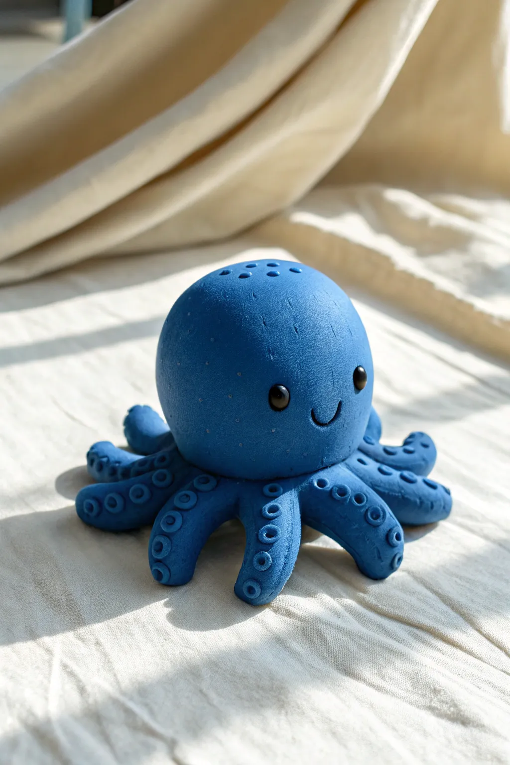 Meet the chubby octopus desk buddy: a simple, cute one-color clay project you can finish fast.