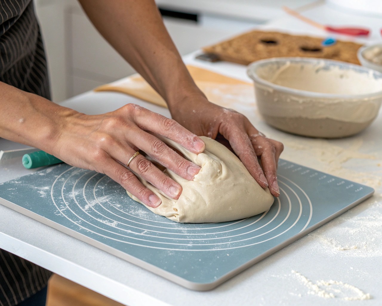 Prepare your clay and workspace for a successful crafting session.