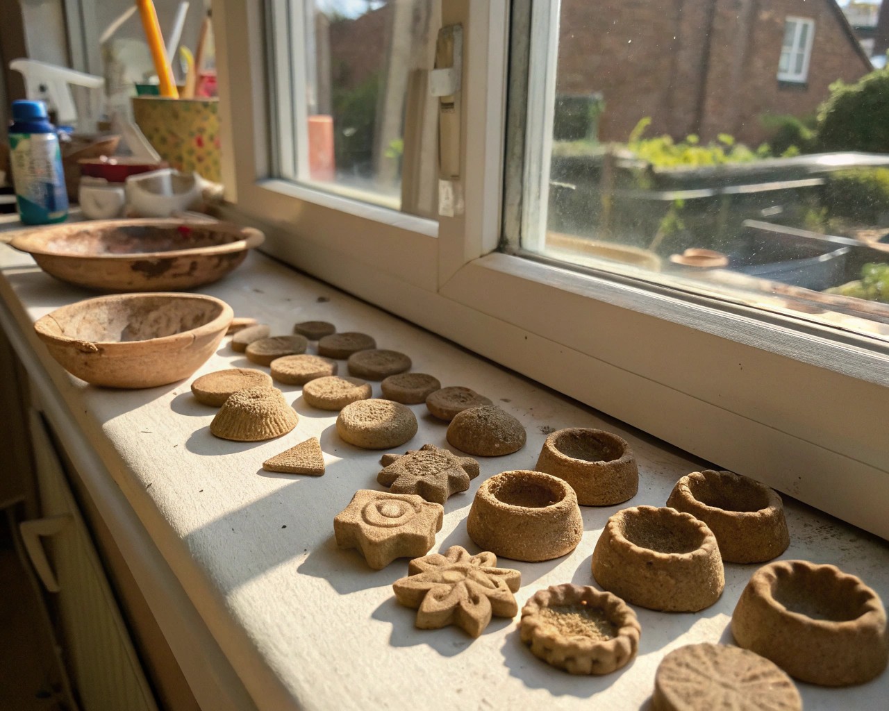 Preparing clay with the right additives ensures durability for outdoor projects.