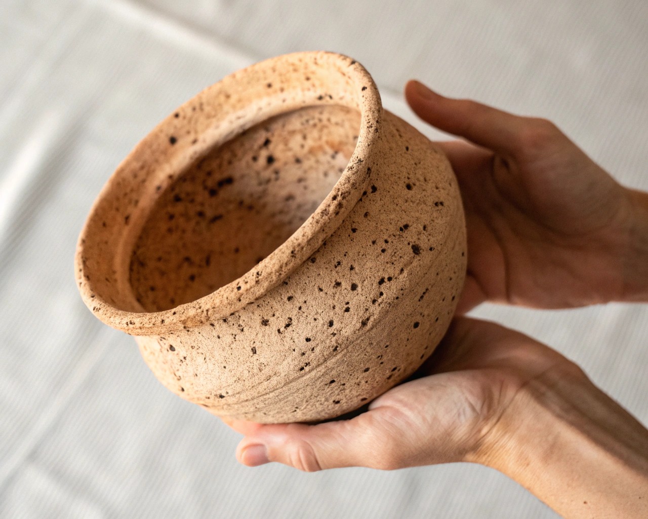 Various types of clay used in pottery, highlighting the options available for creating wabi-sabi ceramics.