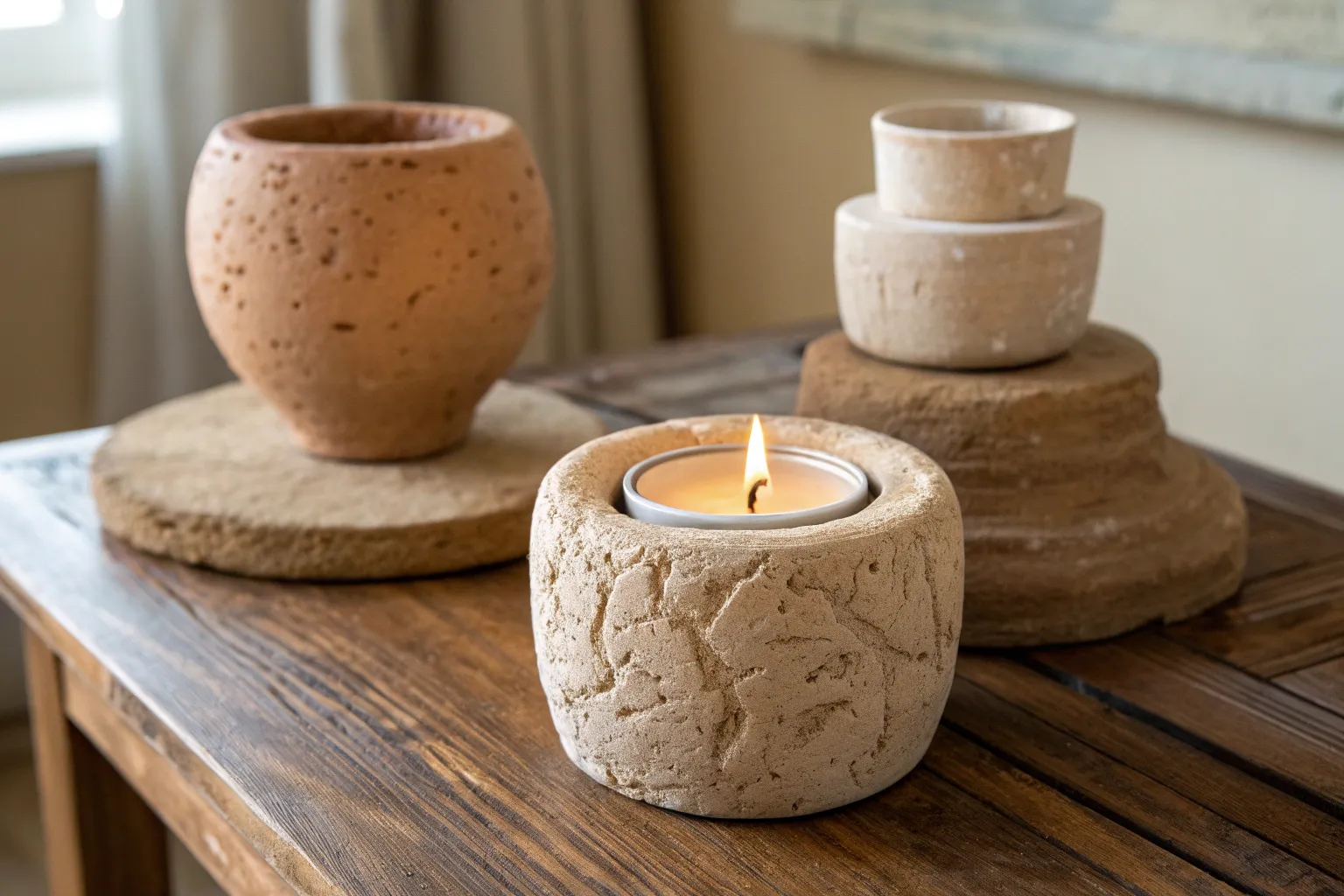 Clay Meets Light: DIY Candleholders for a Cozy Glow