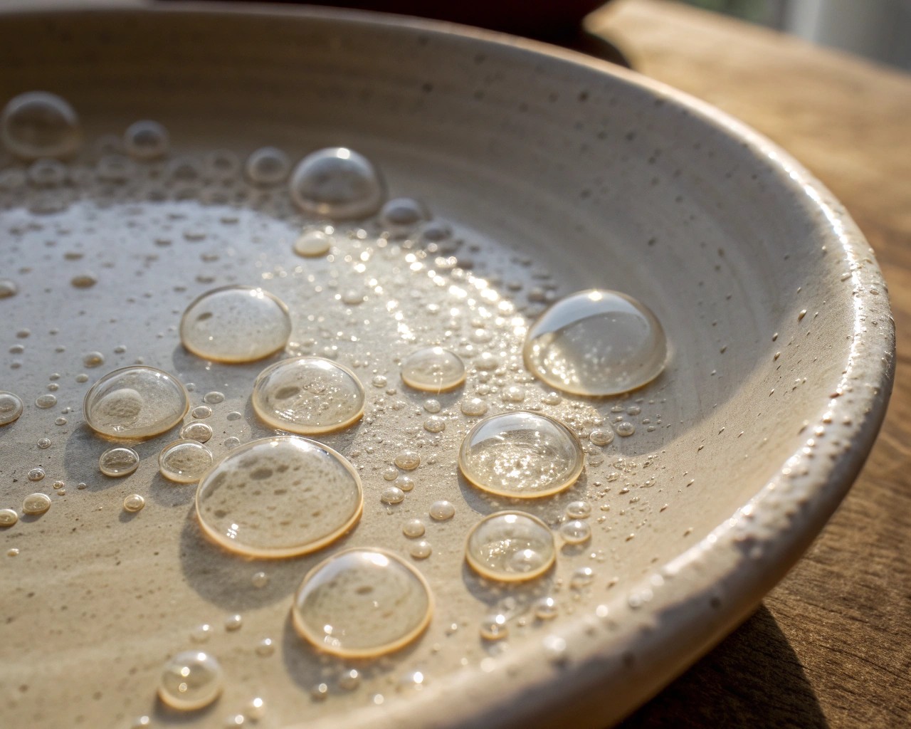 Bloating in clay occurs when gases are trapped during rapid firing.