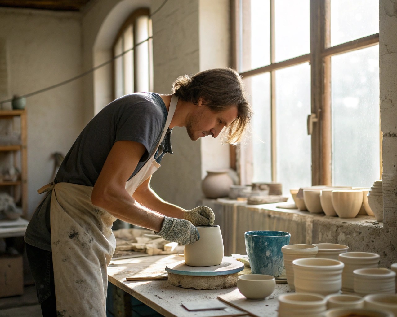 Pinholes can result from insufficient preparation and firing adjustments.